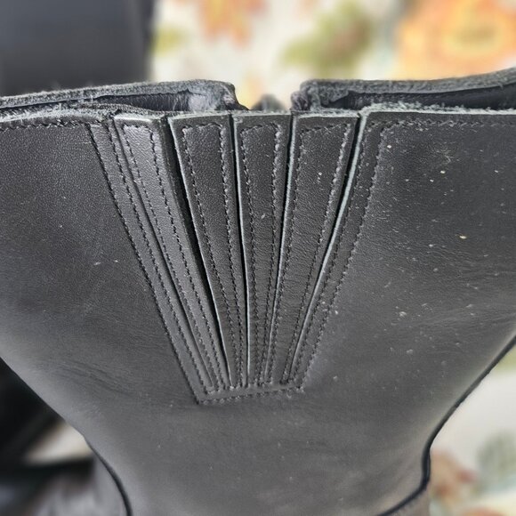 NIB Men's Cruiserworks Black Moto Boots, Size 12.5, Leather, Made in USA - Picture 4 of 13